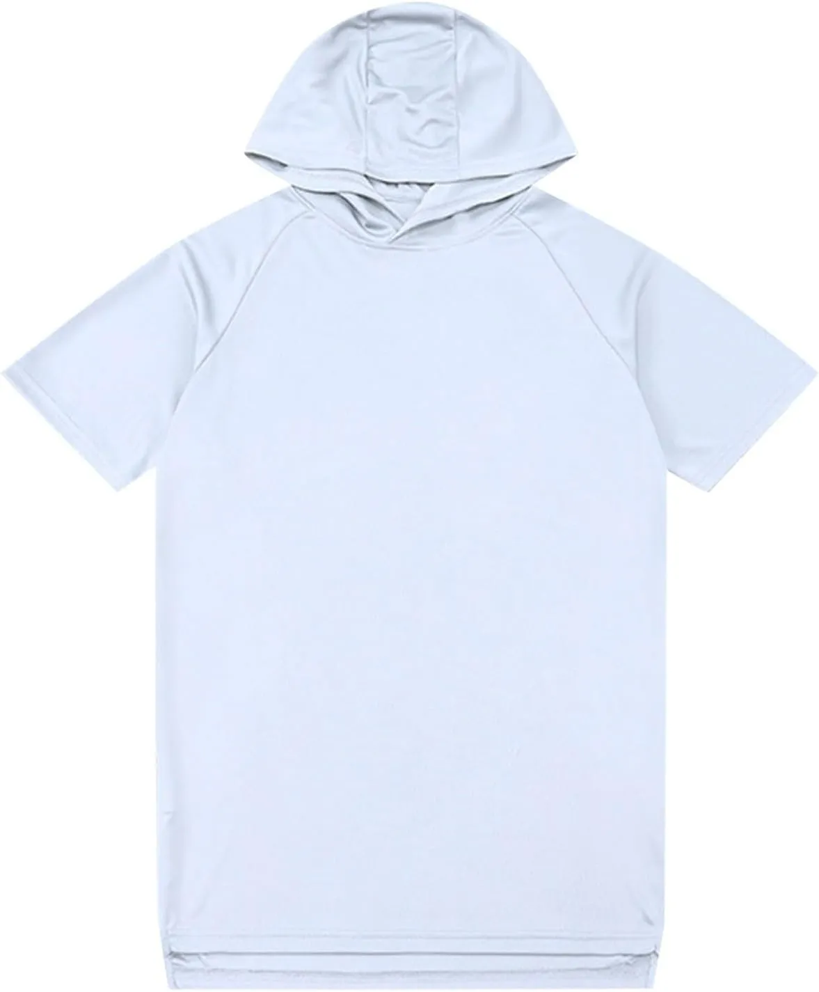 Mens Short Sleeve Hoodie Casual Lightweight Athletic Gym Workout Hooded Shirts Moisture Wicking Muscle Fit Sweatshirt