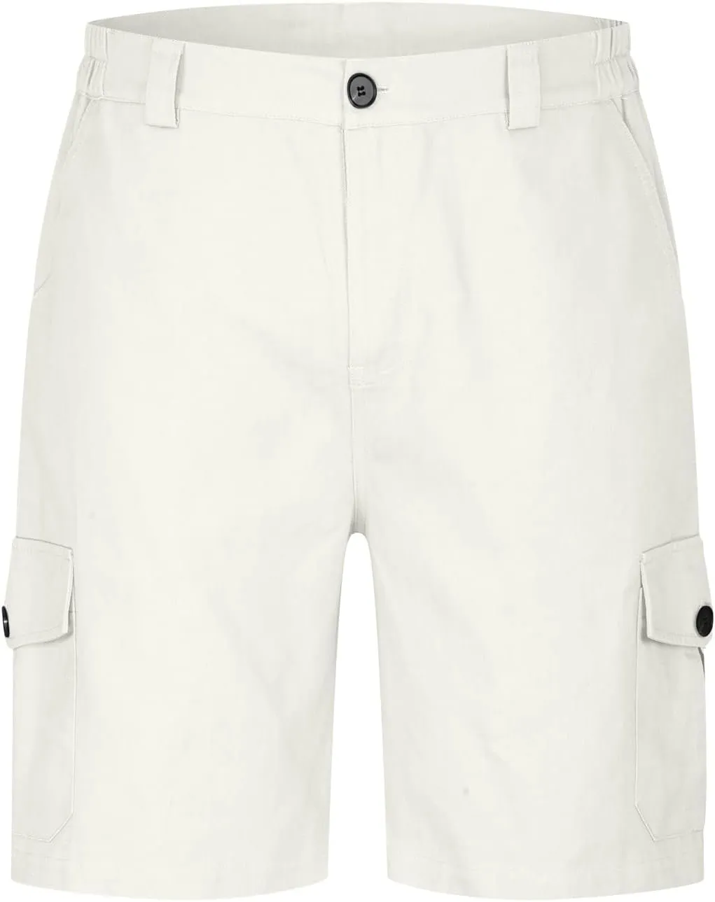 Mens Shorts Casual Flat-Front Multi Pockets Cargo Shorts Stylish Premium Twill Solid Work Utility Tooling Shorts