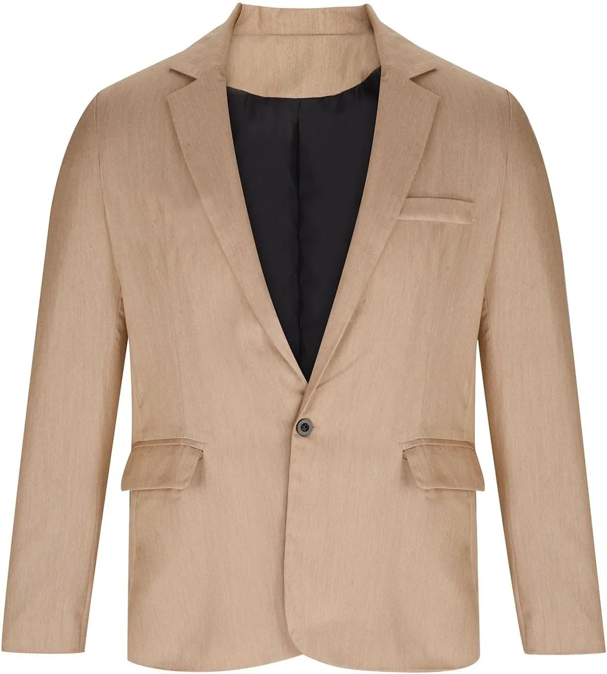 Mens Suit Jacket Gym Sport Coats Slim Fit Business Office Work Blazers Lightweight Open Front Stretch Work Cardigan