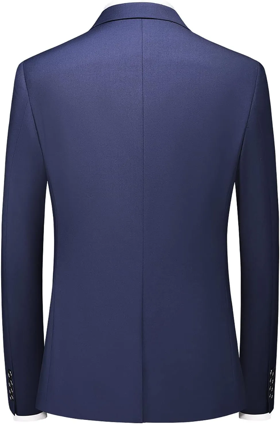 Mens Suits 3 Pieces Slim Fit One Button Solid Suit Blazers for Business Wedding Formal Prom Tuxedo Blazer Vest & Pant Set