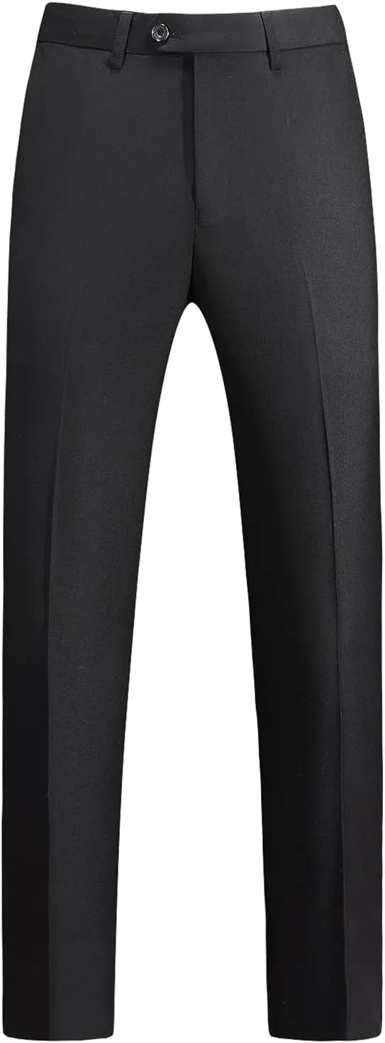 Mens Suits 3 Pieces Slim Fit One Button Solid Suit Blazers for Business Wedding Formal Prom Tuxedo Blazer Vest & Pant Set