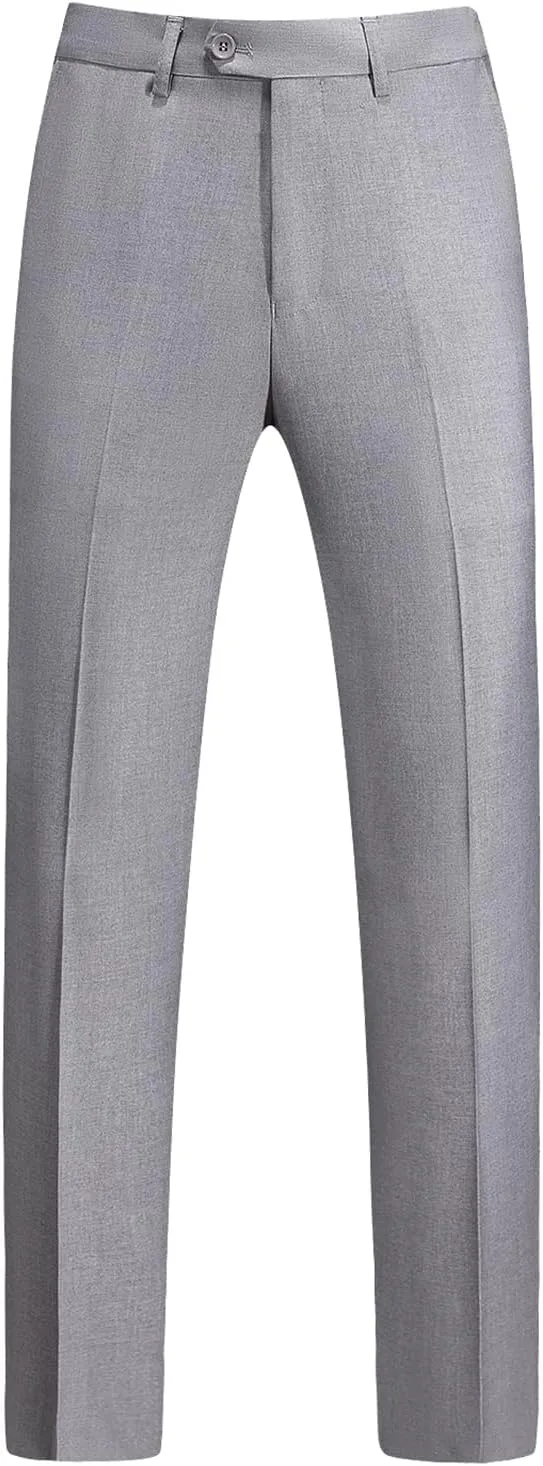Mens Suits 3 Pieces Slim Fit One Button Solid Suit Blazers for Business Wedding Formal Prom Tuxedo Blazer Vest & Pant Set