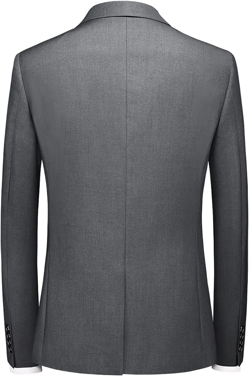 Mens Suits 3 Pieces Slim Fit One Button Solid Suit Blazers for Business Wedding Formal Prom Tuxedo Blazer Vest & Pant Set