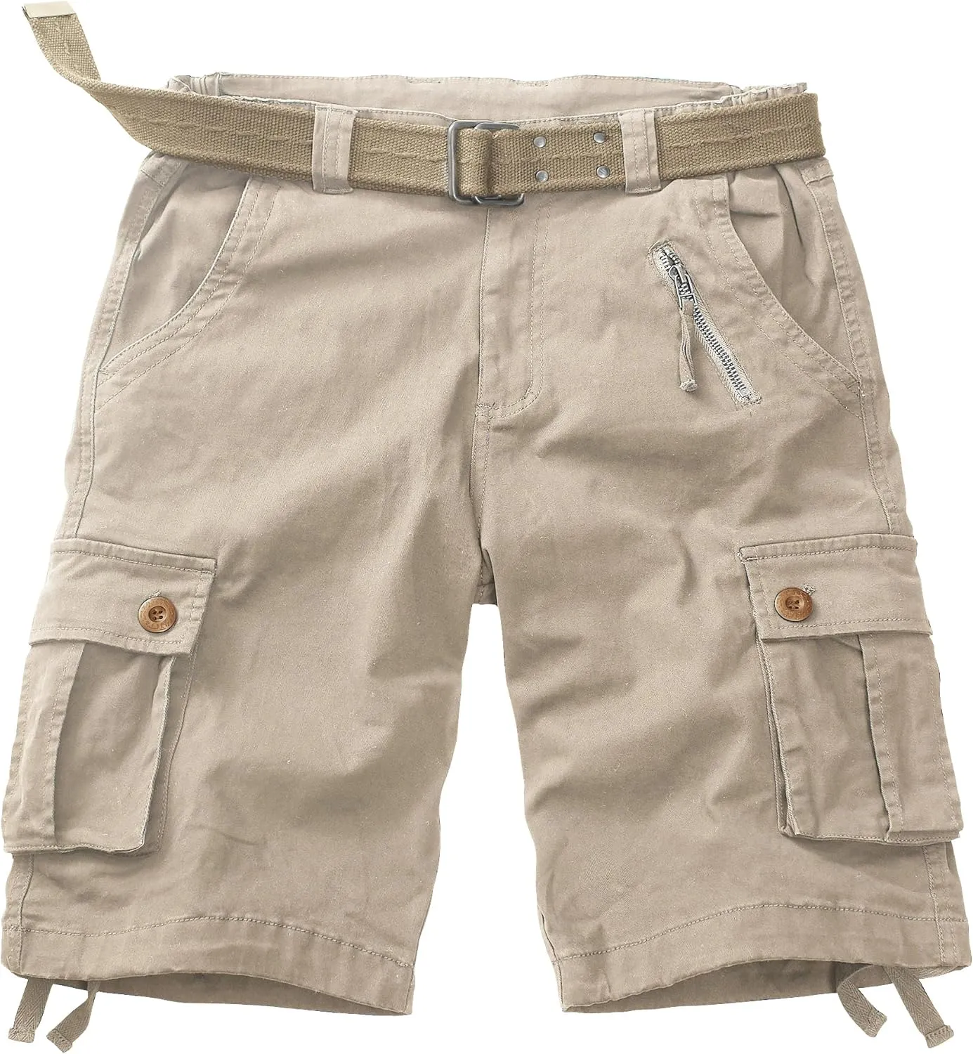 Men's Work Shorts, Cargo Werkshorts, Workwear Hiking Shorts with Utility Multi-Pocket