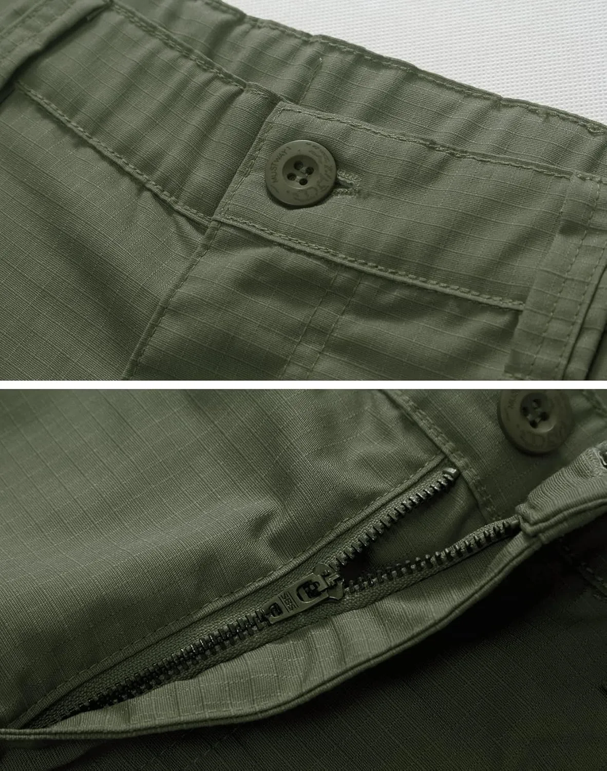 Men's Work Shorts, Cargo Werkshorts, Workwear Hiking Shorts with Utility Multi-Pocket