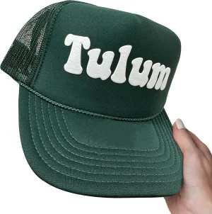 NACRE APPAREL Puff Trucker Hat Puff Vinyl Printed Trucker Hat Foam Trucker Hat