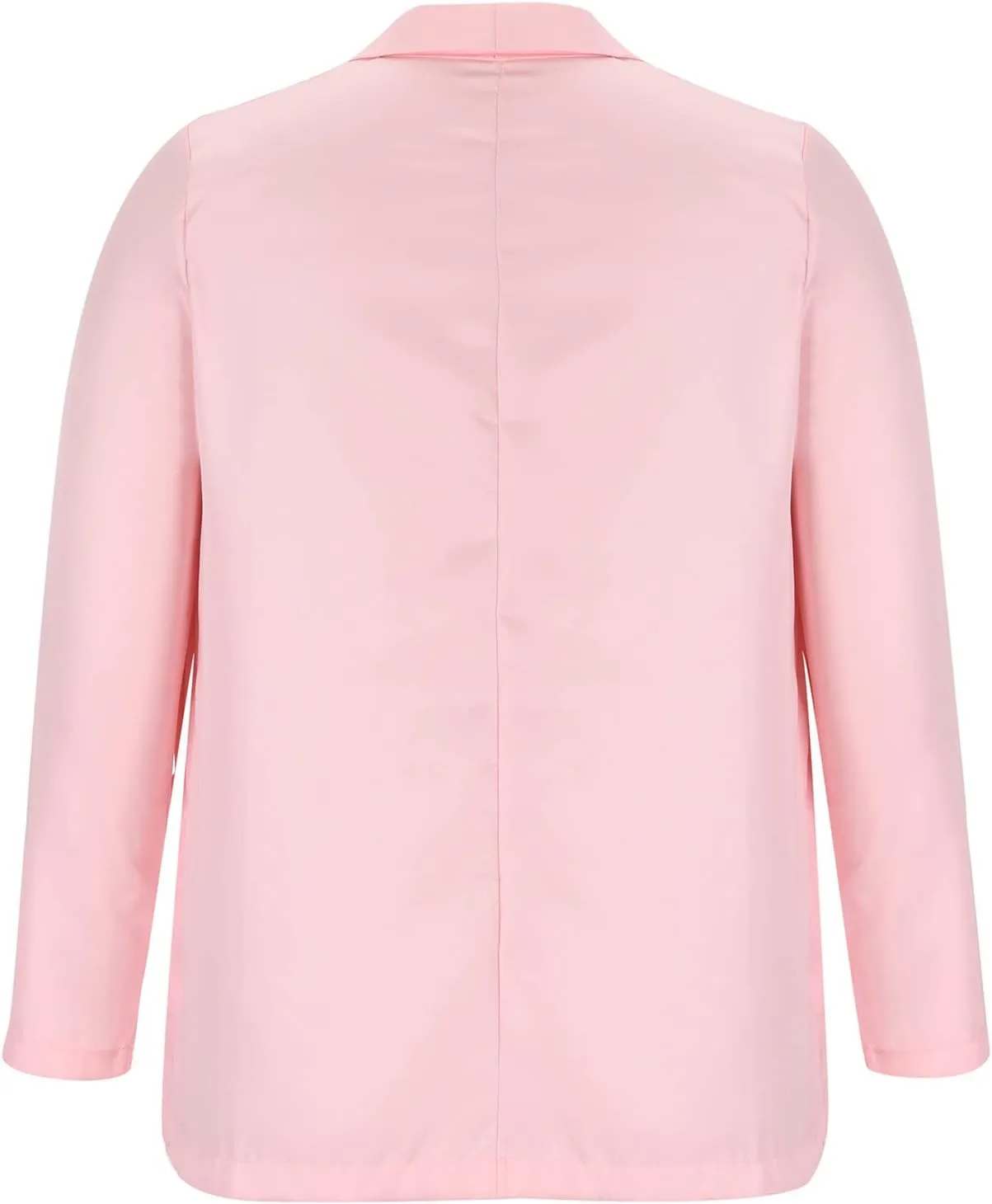 Open Front Blazers for Women Business Casual Lightweight Single Breasted Blazer Jacket Mid Length Lapel Suit Coats