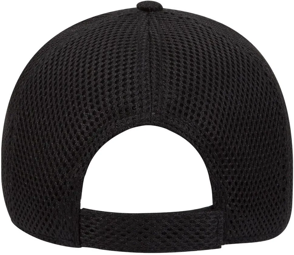 OTTO Polyester Air Mesh 6 Panel Low Profile Baseball Cap