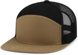 Pacific Headwear 6-Panel Arch Trucker Snapback Cap
