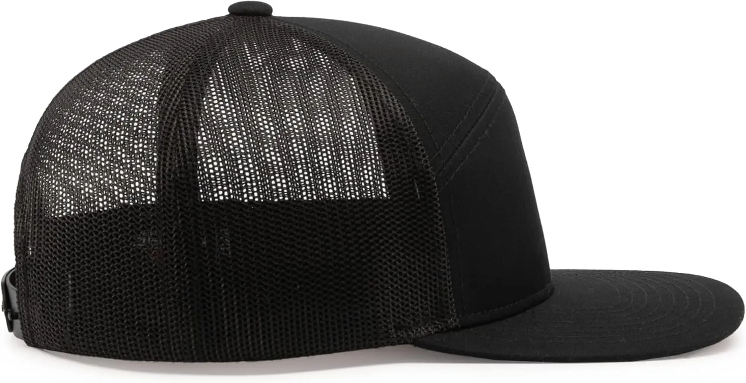 Pacific Headwear 6-Panel Arch Trucker Snapback Cap