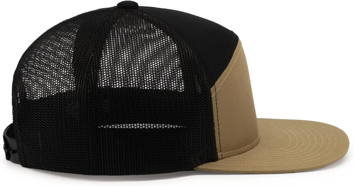 Pacific Headwear 6-Panel Arch Trucker Snapback Cap