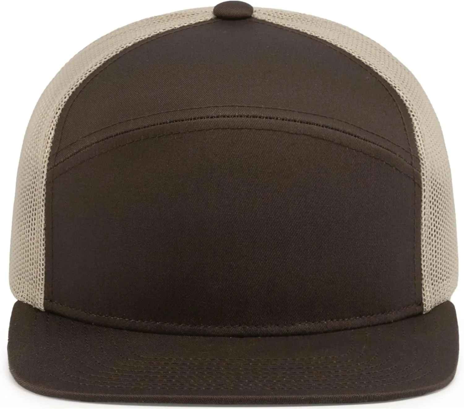 Pacific Headwear 6-Panel Arch Trucker Snapback Cap