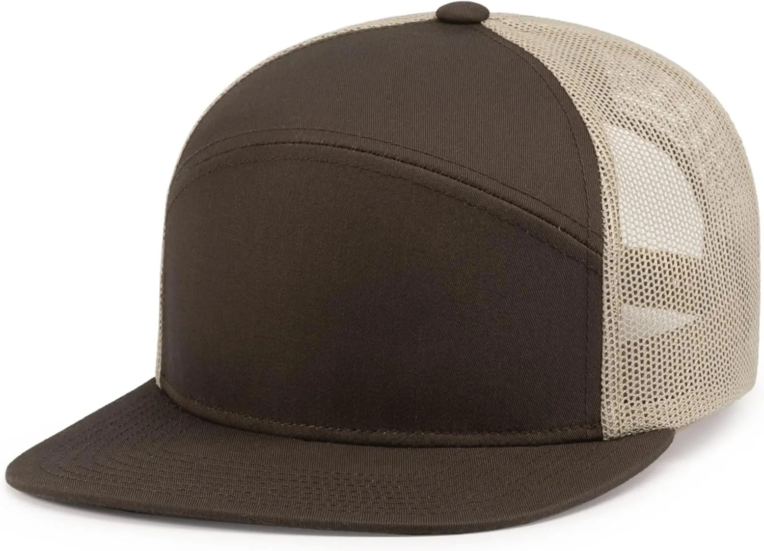Pacific Headwear 6-Panel Arch Trucker Snapback Cap