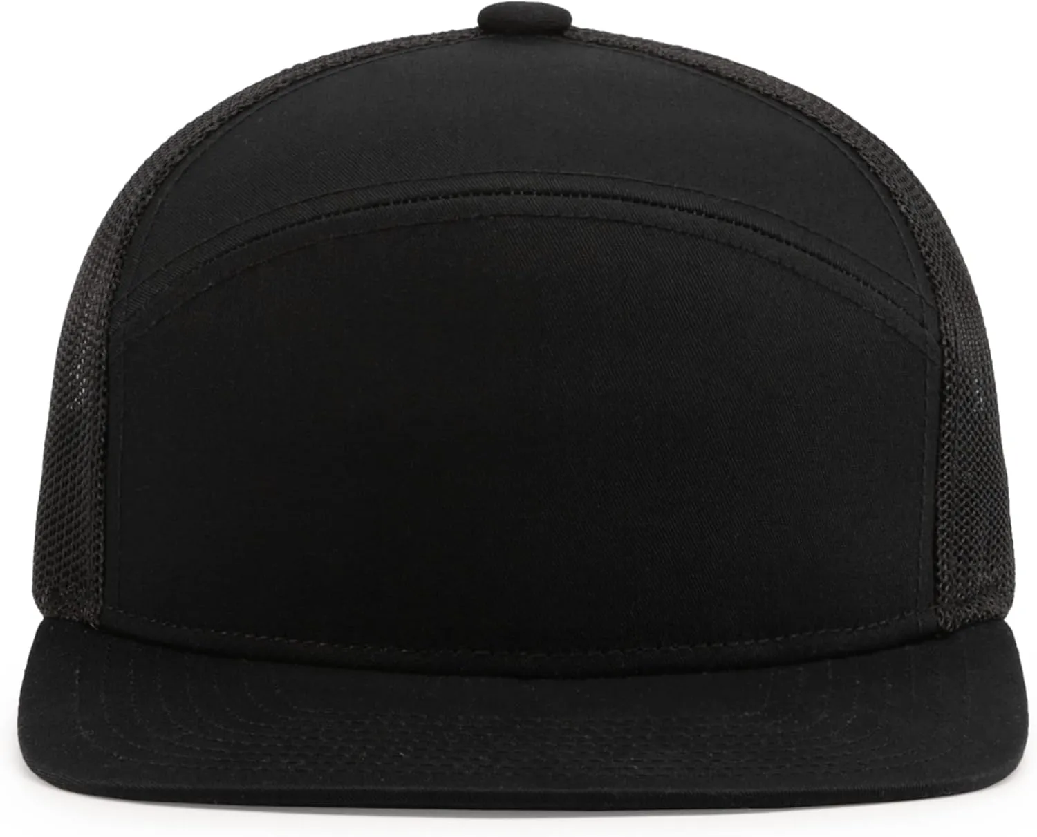 Pacific Headwear 6-Panel Arch Trucker Snapback Cap