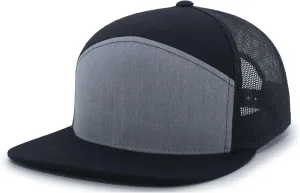 Pacific Headwear 6-Panel Arch Trucker Snapback Cap