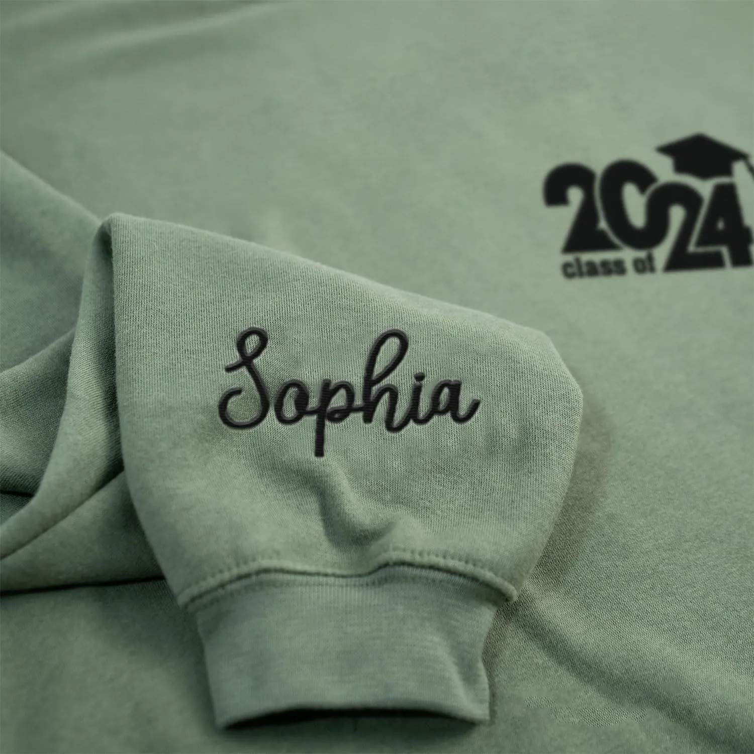 Personalized Senior 2025 Embroidered Sweatshirt Graduation 2025 Class Of 2025 Senior Class Senior Embroidered Sweatshirt