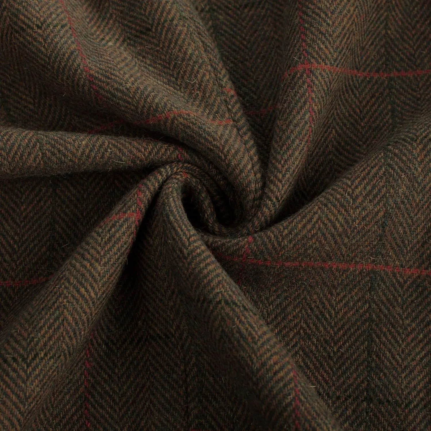 PJ PAUL JONES Men's Vintage Herringbone Tweed Blazers British Wool Blend Sport Coat Jacket