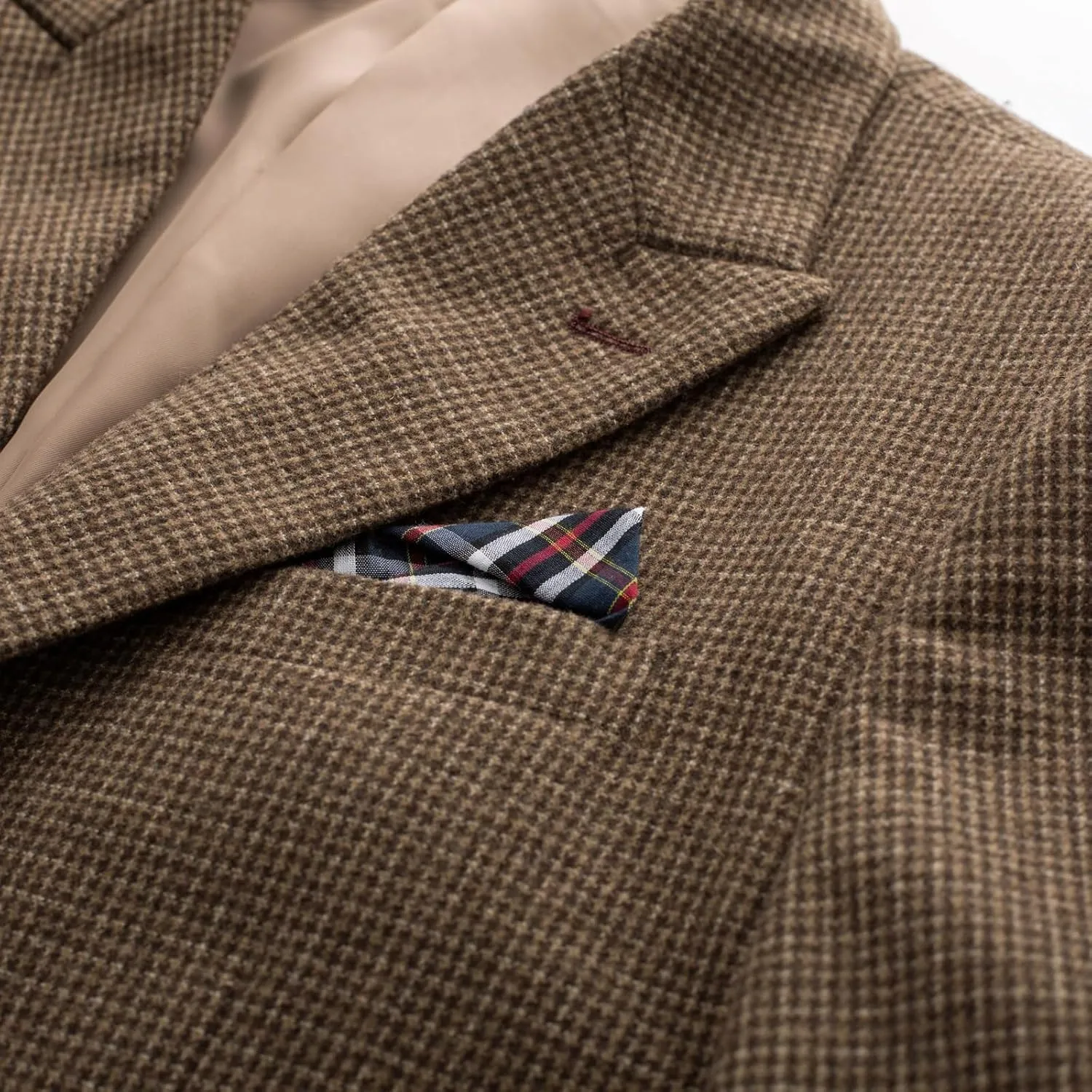 PJ PAUL JONES Men's Vintage Herringbone Tweed Blazers British Wool Blend Sport Coat Jacket