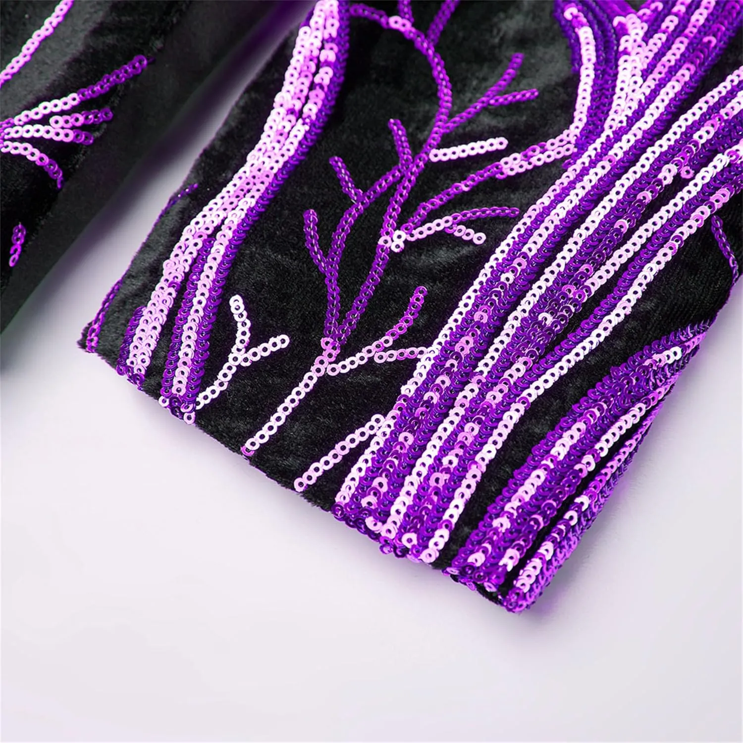 Sequin Shiny Prom Suit Jacket for Men One Button Slim Fit Casual Sport Coats Blazers Tuxedo for Wedding Banquet