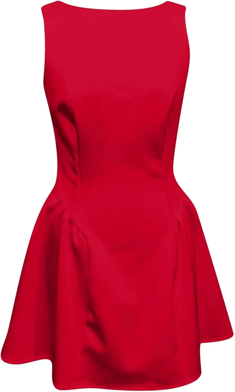 Short Dresses for Women Bohemian Spring Strapless Sleeveless Empire Waist Sundresses Elegant Evening Party Summer Clothes