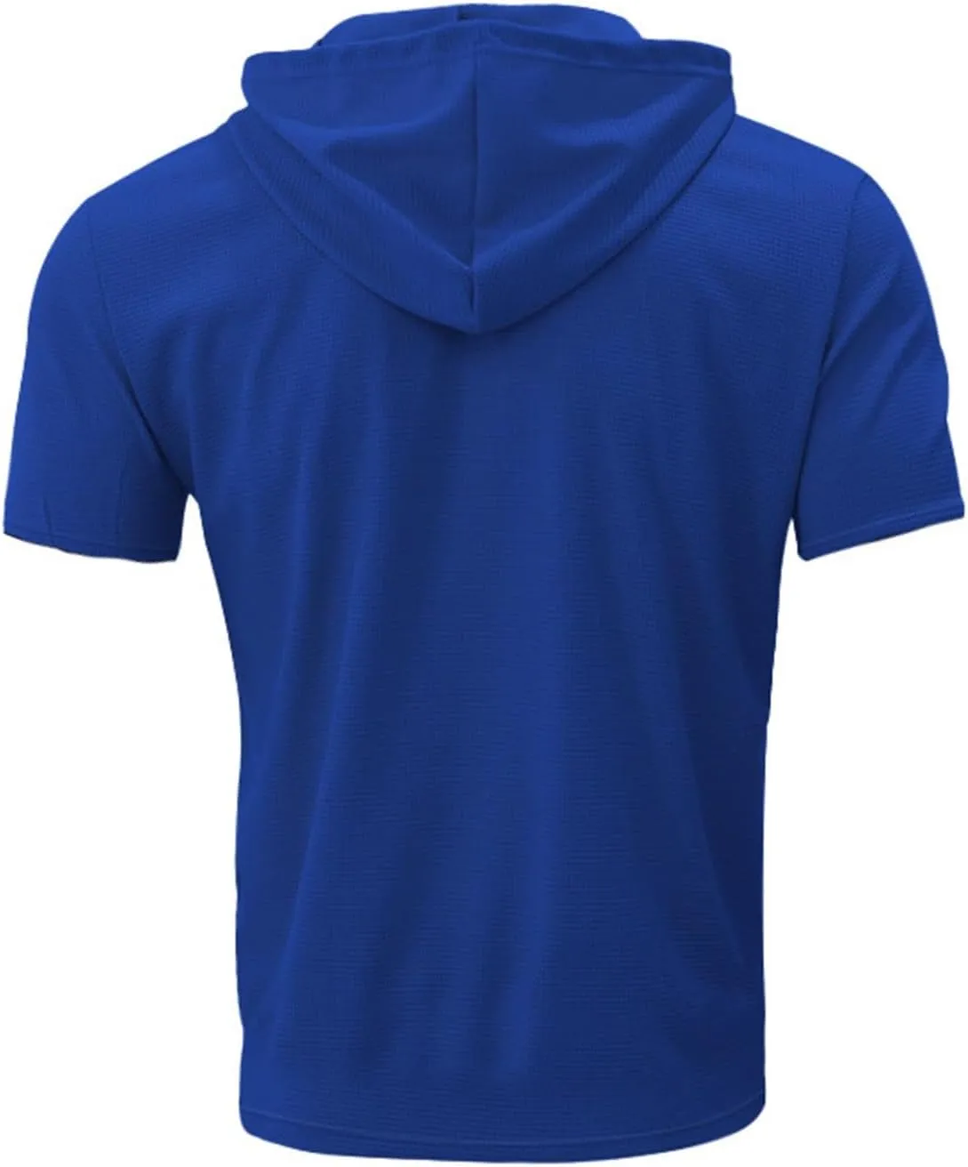 Short Sleeve Hoodies for Men V Neck Henley Shirts Gym Muscle Hooded Workout Sweatshirts Casual Athletic Pullover Tops
