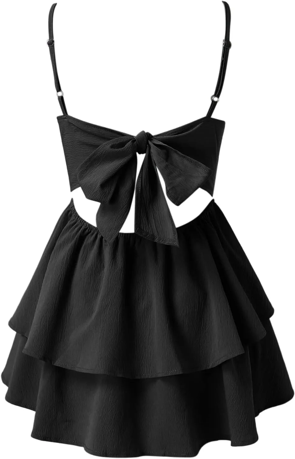 Summer Dresses for Women 2025 Casual Sweetheart-Neck Empire Waist Swing Aline Spaghetti Strap Dress
