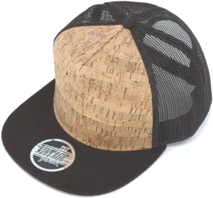 The Vintage Year Cork Square Cotton Flat Visor Mesh/Denim Adjustable Snapback Baseball Caps
