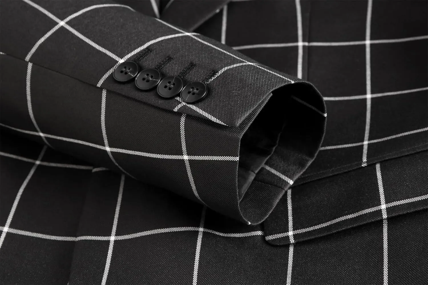 UNINUKOO Men's Blazer Plaid Sport Coat Casual Lightweight Checkered Suit Jacket Summer Jacket Men