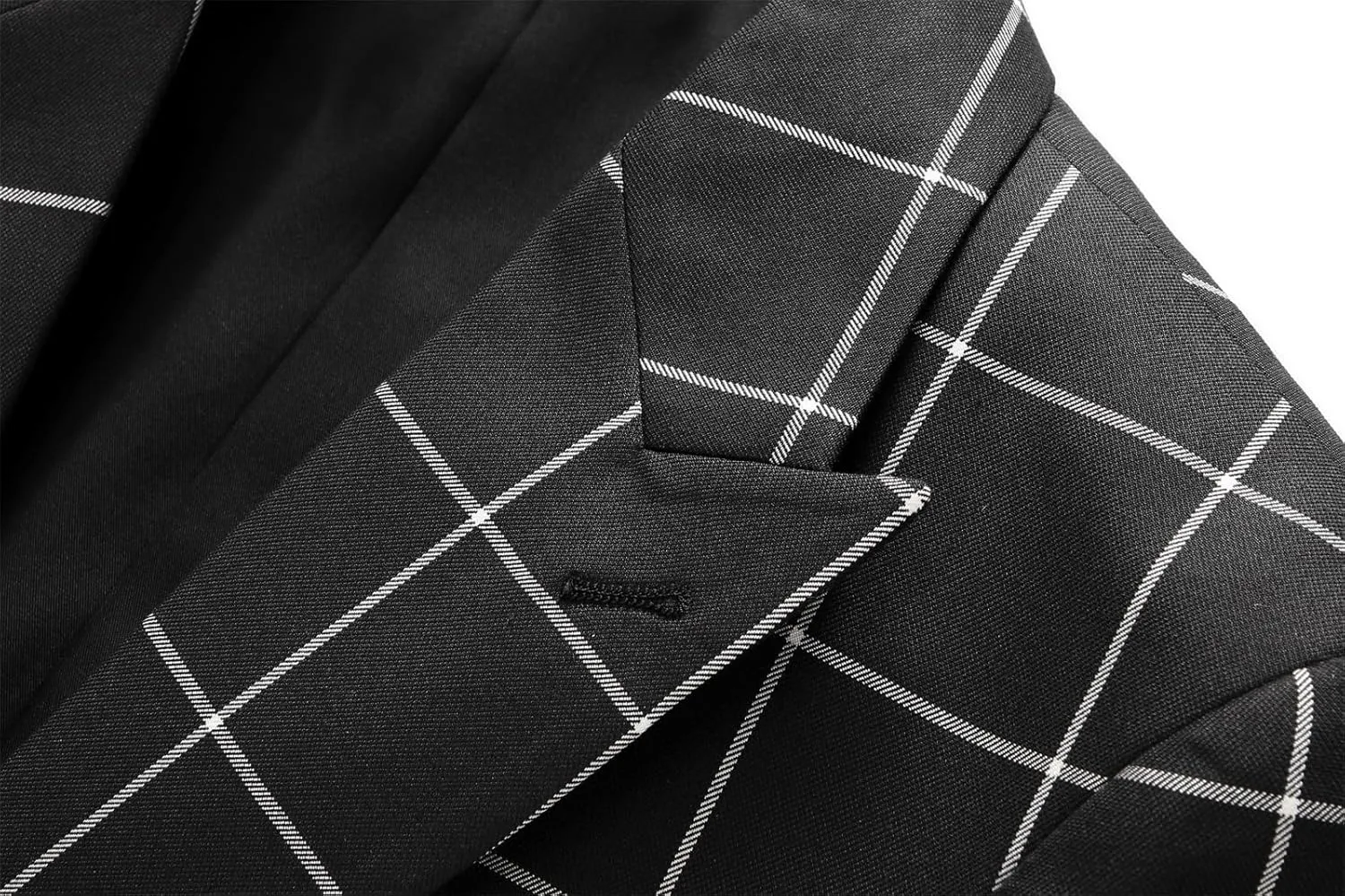 UNINUKOO Men's Blazer Plaid Sport Coat Casual Lightweight Checkered Suit Jacket Summer Jacket Men
