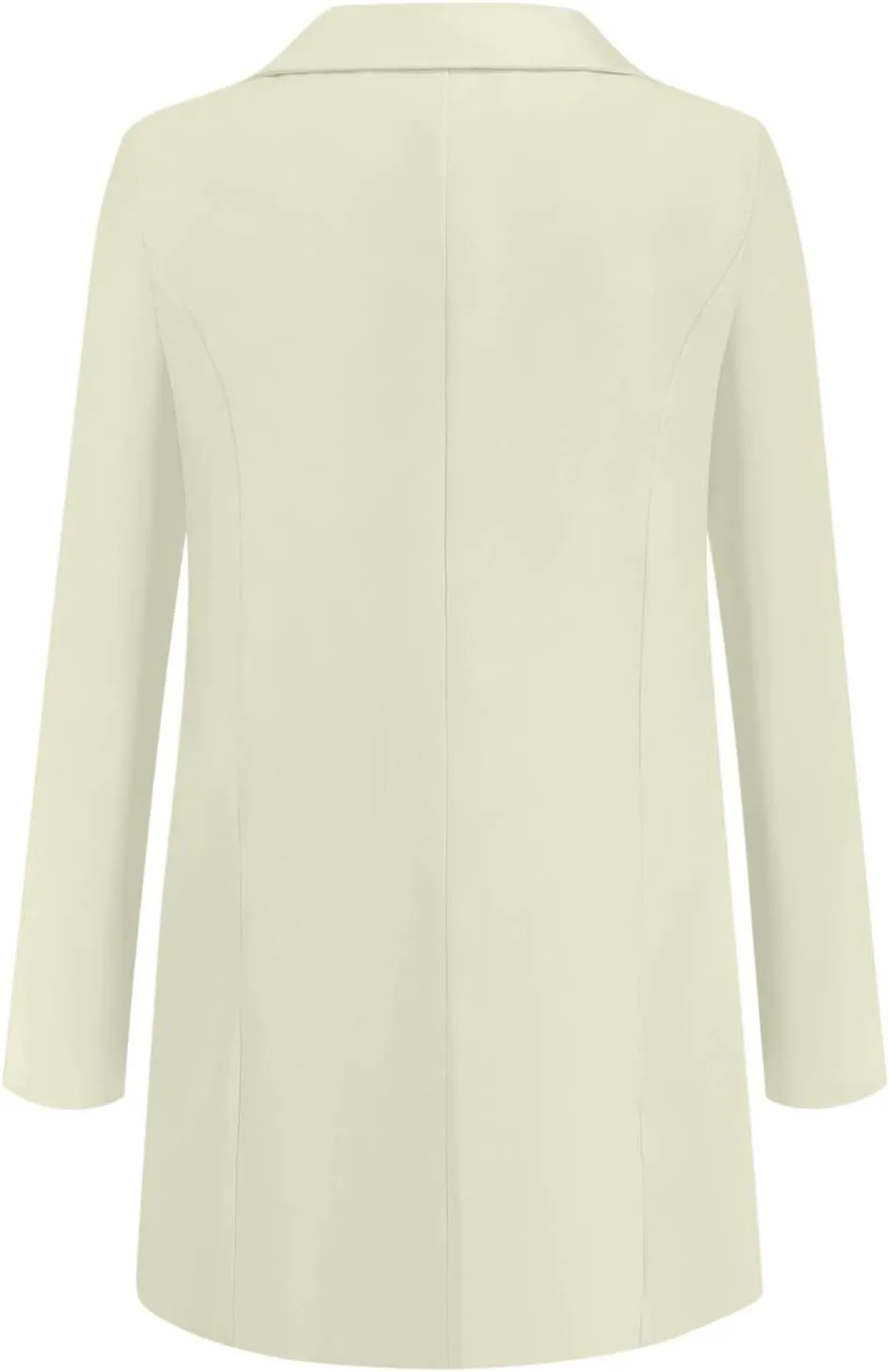 Wkishenl Oversized Blazers for Women Trendy Long Sleeve Cardigan Coats Plus Size Solid Color Open Front Jackets Business Suit