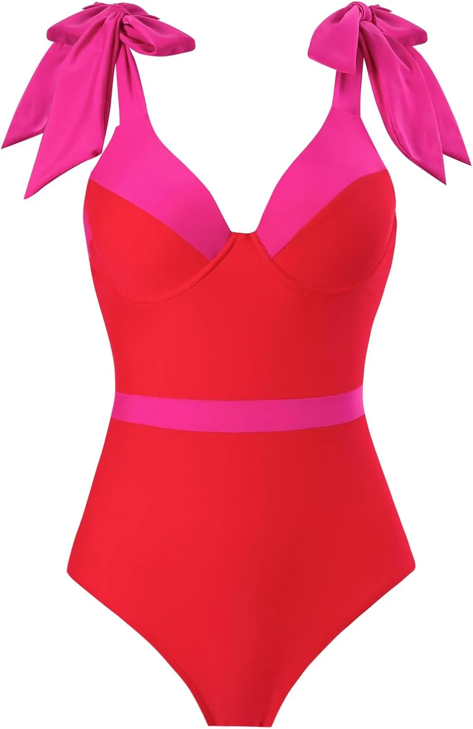 Women One-Piece Swimsuit with Cover up Wrap Skirt Sarong Bathing Suit Beach Outfit Summer