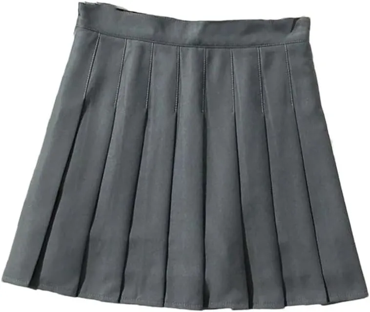 Women Pleated High Waist Mini Skirt Sexy White Micro Ladies Style Summer Mini Skirt