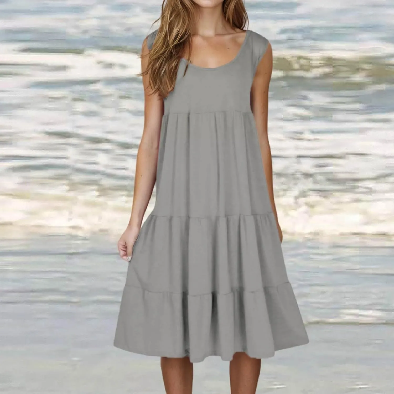 Womens Dress Swimsuit Coverup 2025 Vacation Beach Cover Ups Spaghetti Straps Bathing Suit Cover Up Sundress