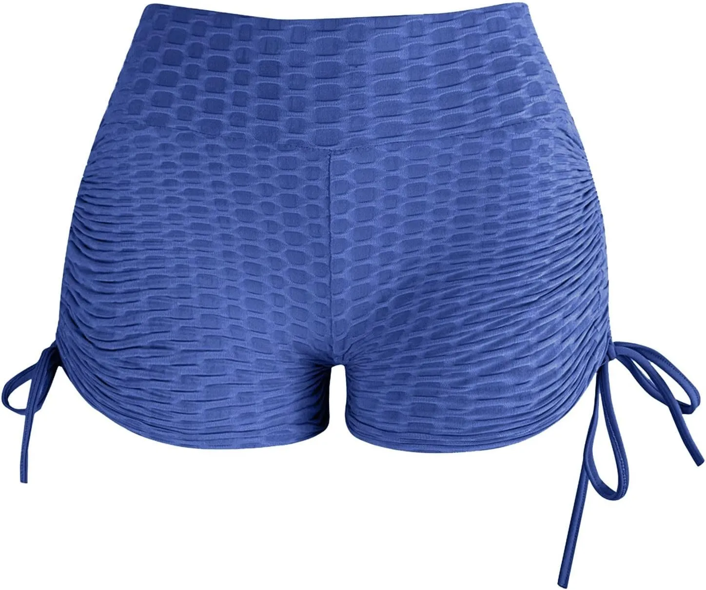 Women's High-Waisted Workout Running Shorts,Tie Waist,Summer Casual Style