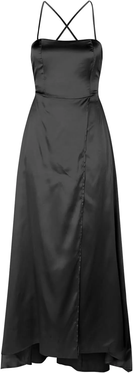 Womens Long Prom Dresses for Teens with Pockets Spaghetti Straps Formal Party Evening Gowns 2025 Prom Dress
