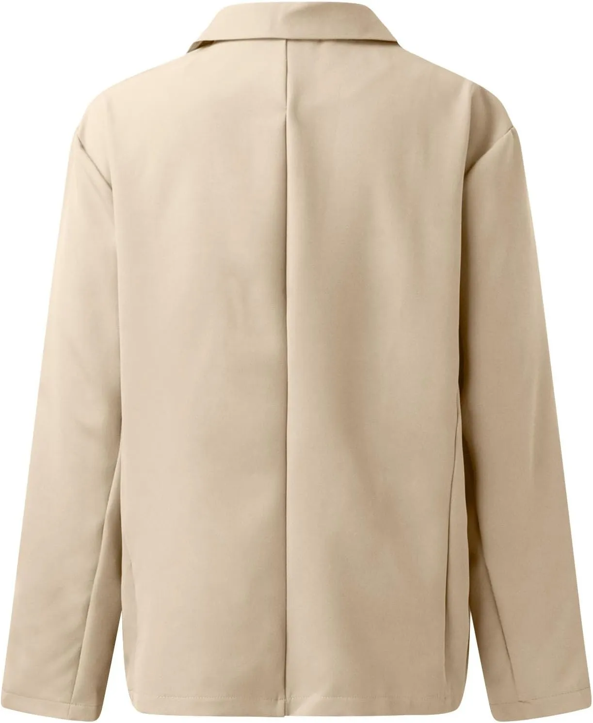 Womens Long Sleeve Casual Blazer Lapel Open Front Work Office Blazer Jacket 2024 Trendy Fall Dressy Blazer with Pockets