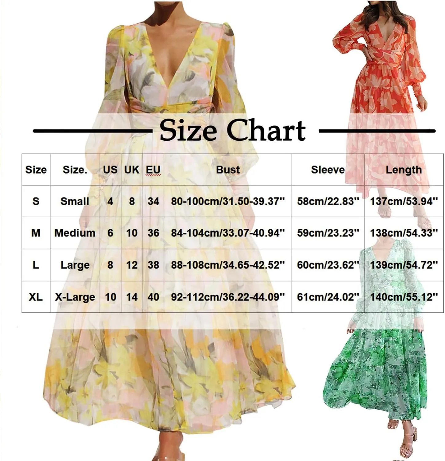Womens Spring Lantern Sleeve V Neck Ruffle Tiered Floral Maxi Dress Casual High Waist Boho Chiffon Flowy Long Dresses