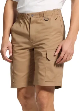 WORK IDEA Men's Cargo Shorts Cotton Drawstring Stretch Short Relaxed Fit
