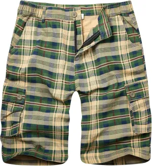 zeetoo Camo Shorts for Men Classic Relaxed Fit Cargo Short Multi-Pocket Outdoor Shorts