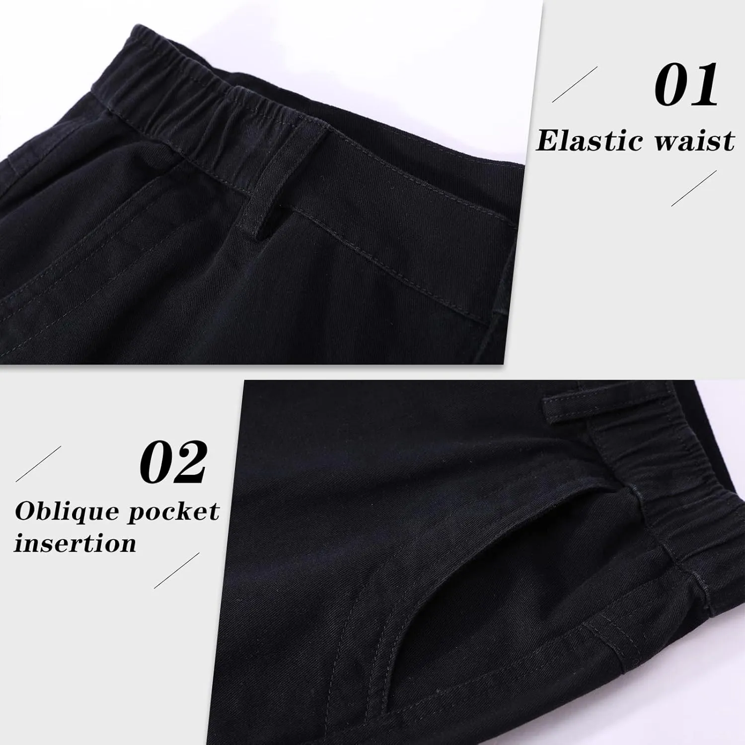 zeetoo Camo Shorts for Men Classic Relaxed Fit Cargo Short Multi-Pocket Outdoor Shorts