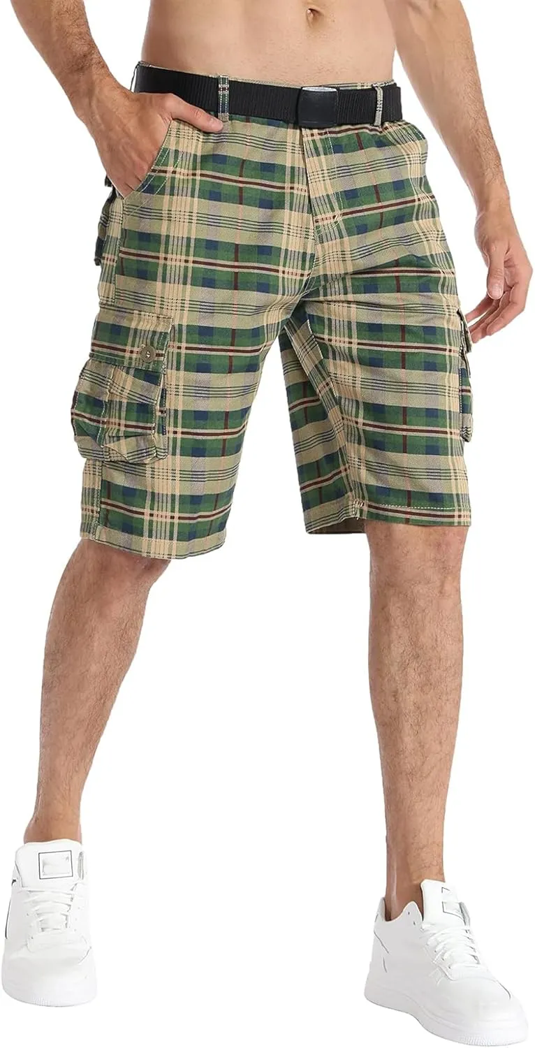 zeetoo Camo Shorts for Men Classic Relaxed Fit Cargo Short Multi-Pocket Outdoor Shorts